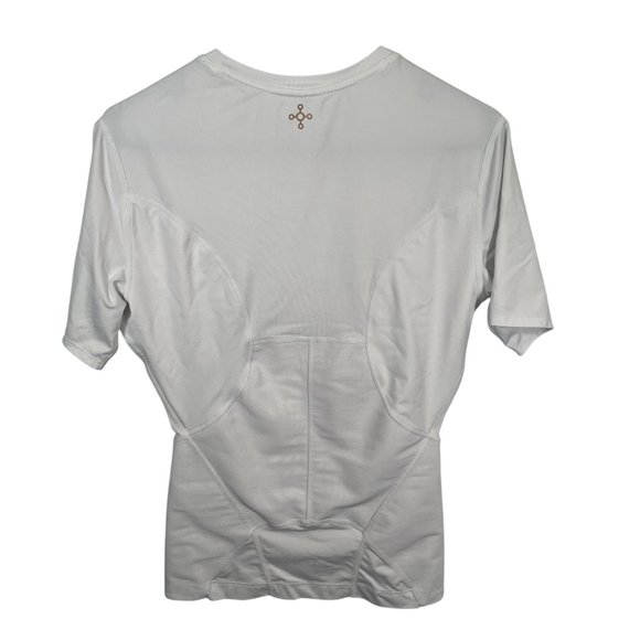 Tommie Copper Compression Shirt Mens Large White Back Support Activewear SS - Picture 6 of 6